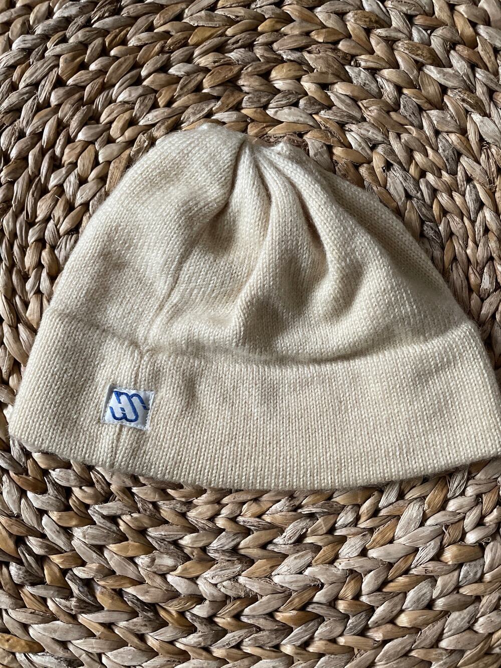 Vintage Murray Merkley Hand Knit Ski Hat Beenie Virgin Wool